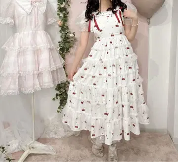 멜피 메모리 체리 원피스