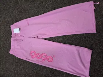 9090 girl OG 로고 글리터 스웨트 팬츠