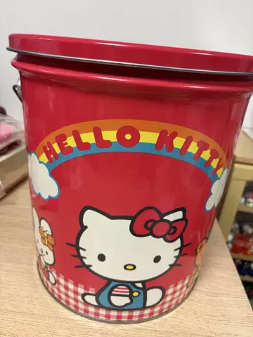 레트로 헬로키티 양동이 캔 1999