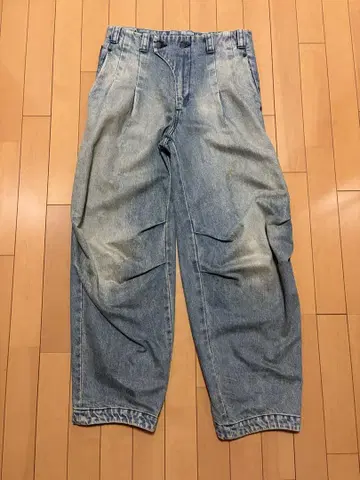 DEVOA 데님 배기 팬츠
