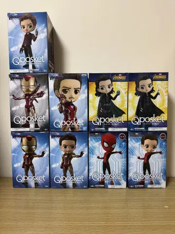 Qposket 어벤져스 피규어 세트