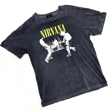 NIRVANA 티셔츠 GOOD ROCK SPEED 밴딩