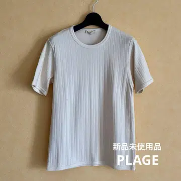 Plage 플라주 오가닉 코튼 탄력 플라이 티셔츠