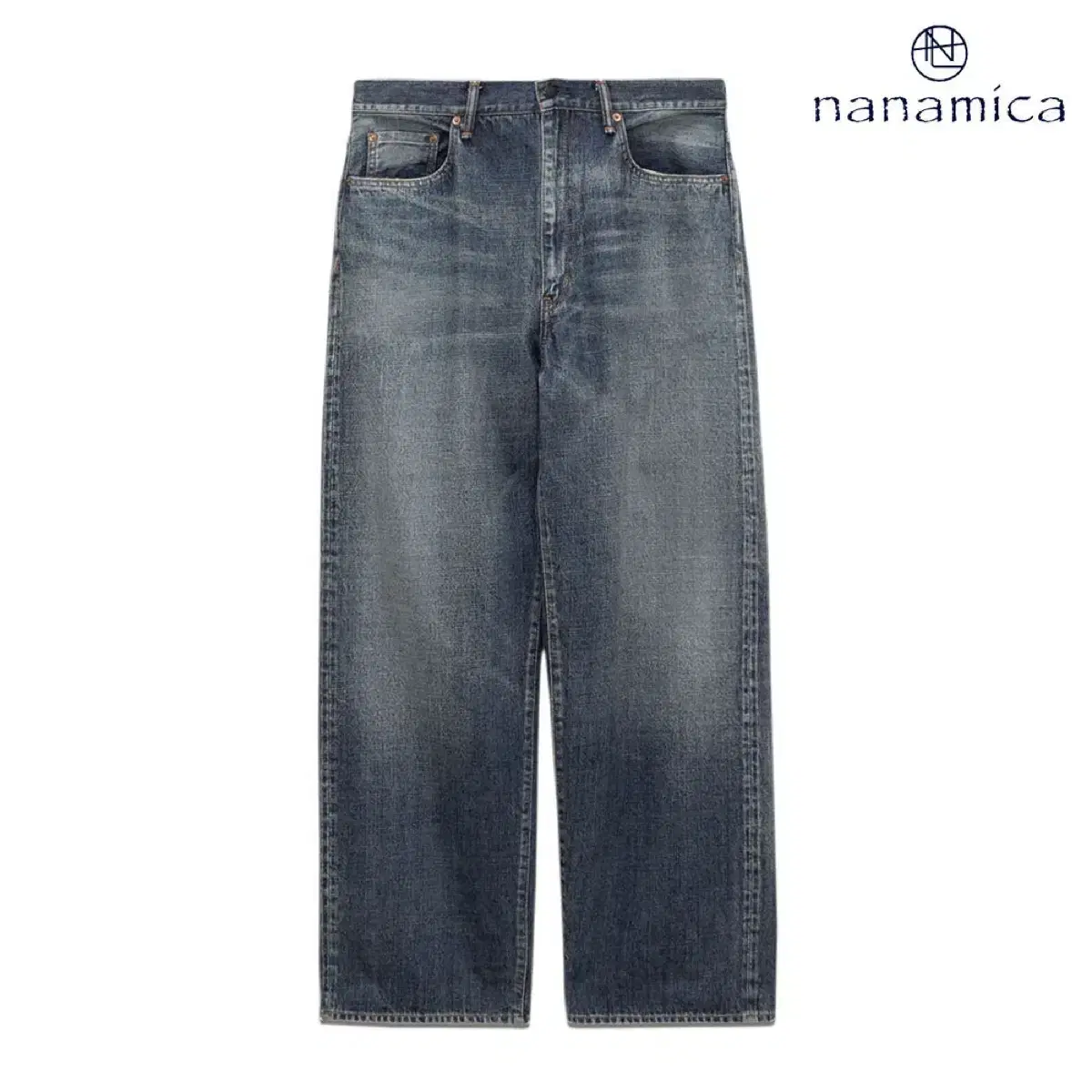 ★TRILLION★ Domingo pinch cut wide denim pants DEEP BLUE TR MUSINSA | TRILLION Domingo pinch cut wide denim pants (SAND
