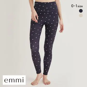 emmi 휠라 콜라보 레깅스 네이비