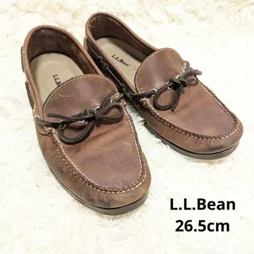 L.L.Bean 모카신 가죽 신발 8 1/2 26.5cm 브라운