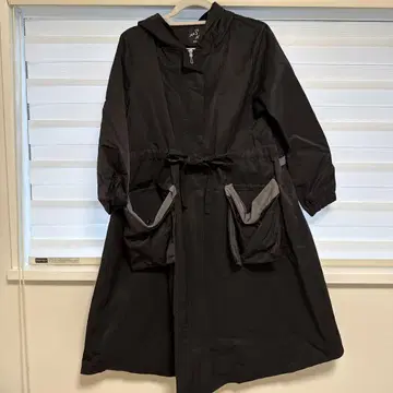majo majo PICCO 블랙 트렌치코트