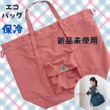 대용량으로 편리함! 보냉 쇼핑백 로즈 마테리아 런치 에코백