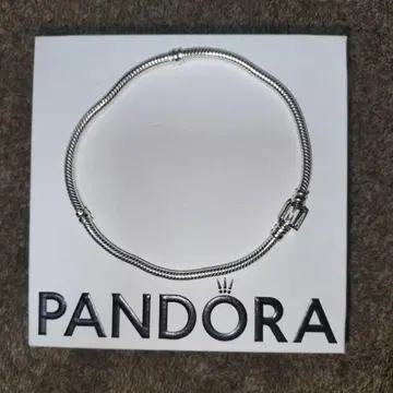 Pandora 마블 스네이크 체인 팔찌