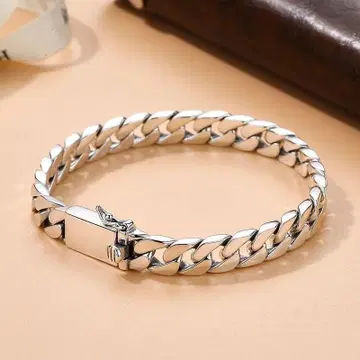 S925 키헤이 팔찌 폭 8mm 길이 22cm 27g 925 실버