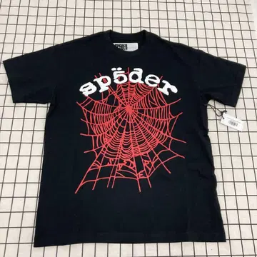 Sp5der 스파이더 티셔츠 S 사이즈 블랙