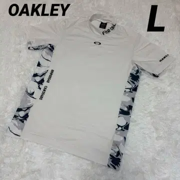 OAKLEY 오클리 골프웨어 모크넥 반팔 셔츠 L 화이트