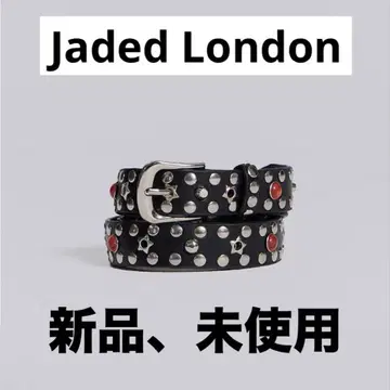 Jaded London Black Starstud Belt 미사용