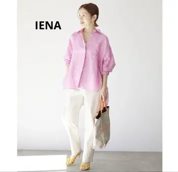 *이에나 IENA* 라미 리요 셀 셔츠 핑크