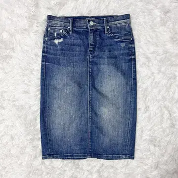 MOTHER 마더 THEPEGGED SKIRT 데님 타이트 스커트 24