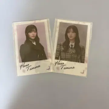 사쿠라자카46 타무라 호노 랜덤 클리어 스티커 2장 세트
