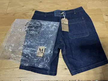 DENIM SHORTS ONE WASH 인디고 M 미사용 새상품