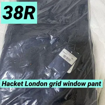 Hackett 그리드 윈도우 페인 슬랙스 38R
