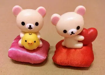 리락쿠마 오미쿠지 부적 마스코트 코리락쿠마 2종 피규어