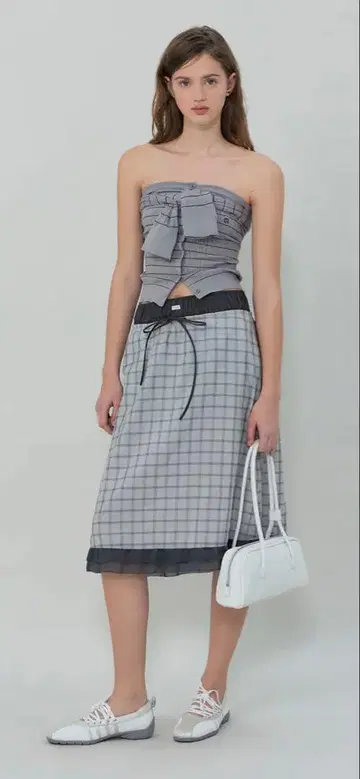 그로브 FREYALAYEREDSKIRT 그레이