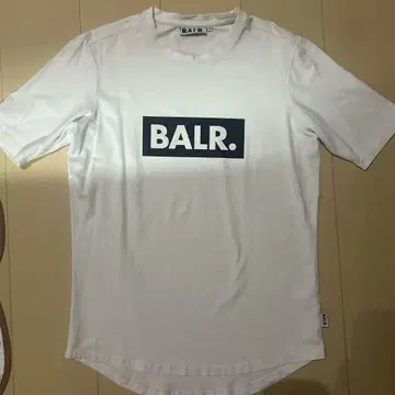 BALR. 화이트 로고 티셔츠