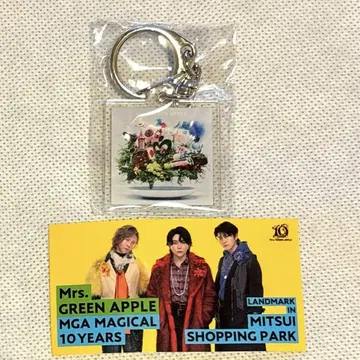 Mrs. GREEN APPLE 10주년 아크릴 키링 스티커