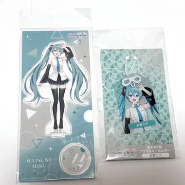 프로세카 엑스포 애니메이트 팝업 아크릴 스탠드 오마모리 하츠네 미쿠
