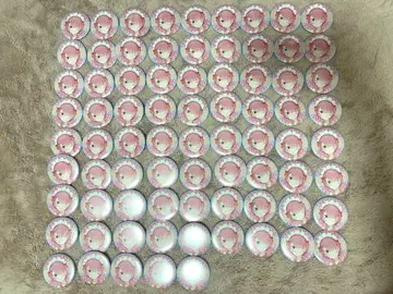 라무와 렘의 생일 생활 캔뱃지 77개