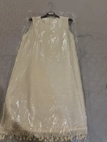 Max Mara 슬리브리스 원피스 44 아이보리