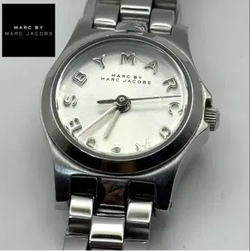 작동 확인 완료 MARC BY MARC JACOBS 실버 시계