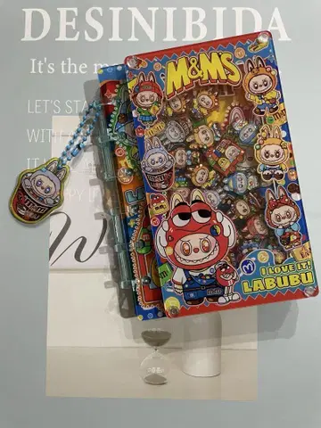 러브 M&M's 바스락 노트 아크릴
