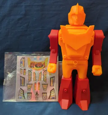 STAND BY TOYS 머신 보이 (오렌지 빨간색 성형/미페인팅)