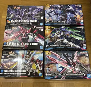 HG 1/144 빌드 계열 6개 세트 스트라이크 루즈 더블 오 풀타인 등