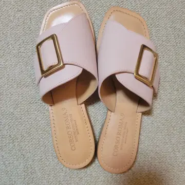 CORSO ROMA 9 핑크 백리스 샌들