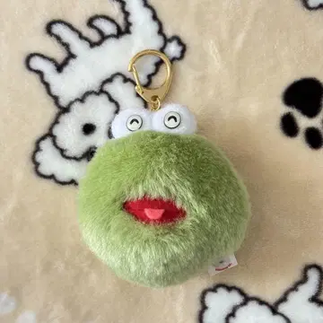 무뉴 씨 푹신푹신 봉제 인형 개구리 키링