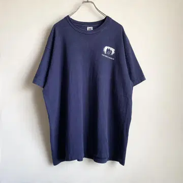 90s USA제 THE MEN'S FORUM 파이프린트 티셔츠 페이드