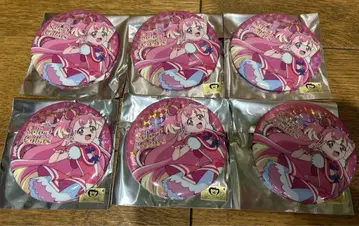 프리큐어 select colors 홀로그램 캔뱃지 원더풀 6개