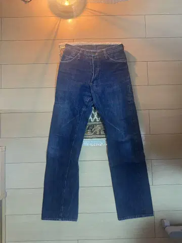 90s Wrangler 다크 컬러 셀비치 데님 VF 재팬