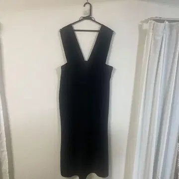 clip clip 블랙 슬리브리스 롱 원피스