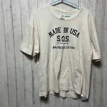 [USA제] S.O.S. from Texas 생성 티셔츠 사이즈 L