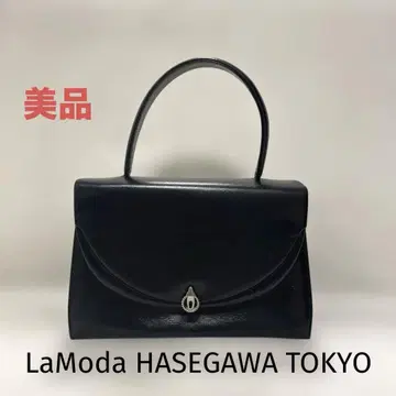 새상품급 소가죽 라모다 하세가와 포멀 백 관혼상제 일본제 핸드백