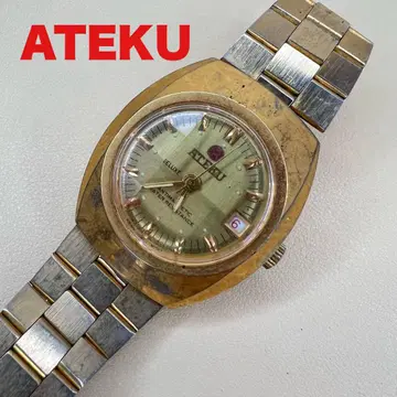 고정품 ATEKU 아텍 시계 앤티크 골드색
