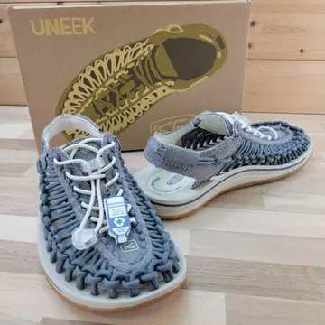 킨 유니크 샌들 캔버스 그레이 23cm