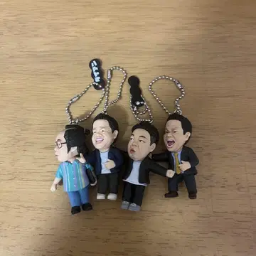 개그맨 피규어 키링 4개 세트