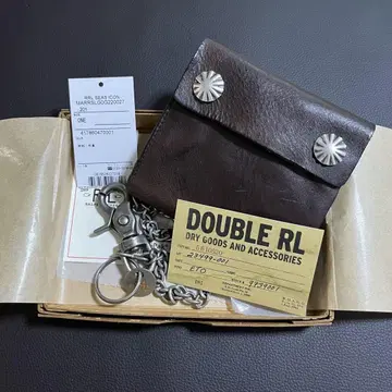 RRL 가죽 체인 지갑