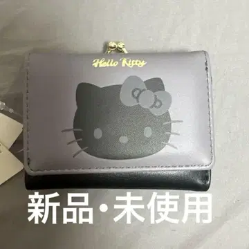 Avail 콜라보 헬로키티 3단 폴더형 지갑 그레이/블랙