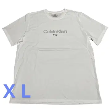 캘빈클라인 화이트 티셔츠 X L