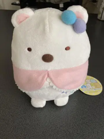 스미코구라시 시로쿠마 파스텔 판초 봉제 인형