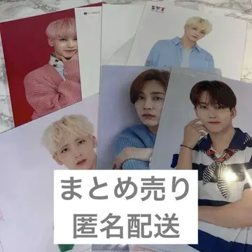 SEVENTEEN 정한 클리어 파일 책받침 세트 묶음 판매
