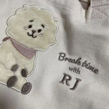 BTS RJ 라떼 컬러 토트백